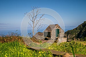 Cute, little building in Chao da Ribeira, Madeira