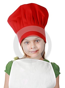 Cute little chief cook