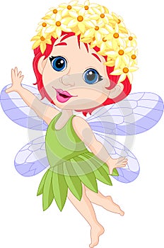 Cute little fairy cartoon
