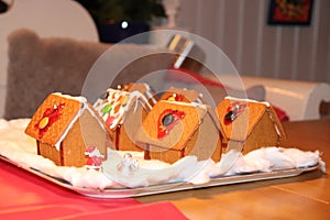 Cute little gingerbread houses
