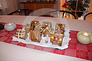 Cute little gingerbread houses