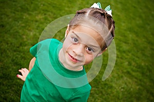 Cute little Girl (Selective focus)