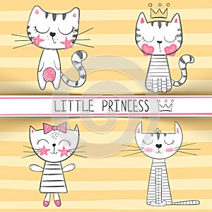 Cute little princess - cat characters