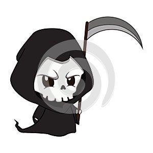 Cute little reaper illustration