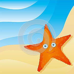 Cute little starfish