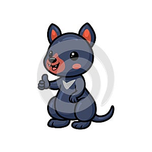 Cute little tasmanian devil cartoon