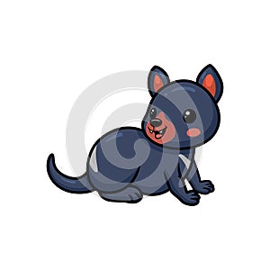 Cute little tasmanian devil cartoon