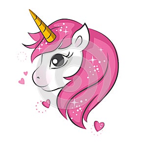 Lindo pequeno unicornio 