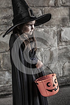 Cute little witch for Halloween