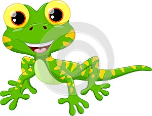 Lindo lagarto diseno de pintura 