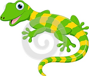 Cute lizard cartoon