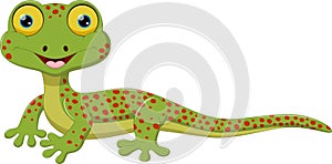 Cute lizard cartoon