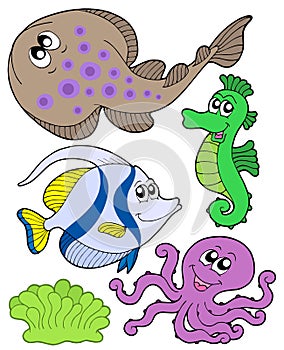 Cute marine animals collection 3