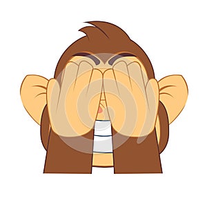Cute Monkey Emoji