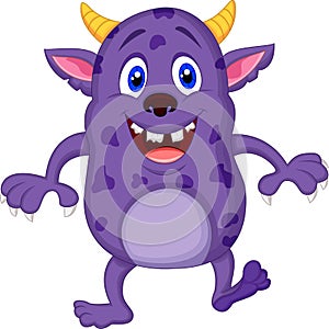 Cute monster cartoon