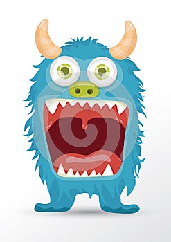 Cute monster cartoon