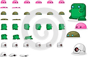 Cute Monster Character Sprites