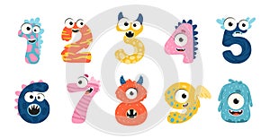 Cute monster numbers set