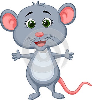 Cute mouse cartoon