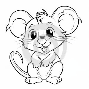 Cute Mouse Coloring Pages In Lensbaby Composer Pro Ii Style