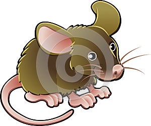 Cute Mouse Vector Illustration