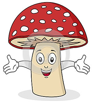 Cute Mushroom Character