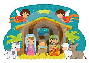 Cute Nativity scene