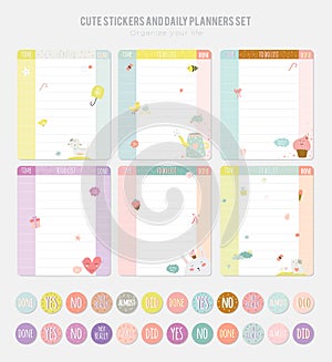 Cute Daily Note Template