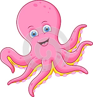 Cute octopus cartoon