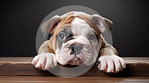 cute olde english bulldog puppy