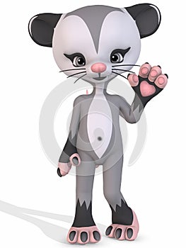 Cute Opossum - Toon Figure