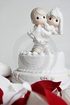 Carino ornamento da sposo contabilità sposa sul da torta nuziale 