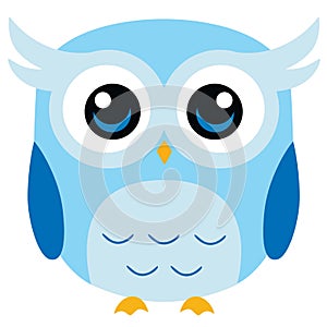 Cute Owl Vector Cartoon