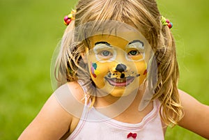 Cute painted face