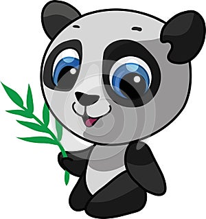 Cute panda illustration