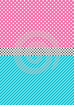 Cute pattern background in lol doll surprise style. vector illustration photo