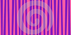 Cute pattern banner with pink and violet vertical stripes.