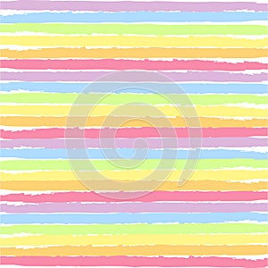 Cute pattern with rainbow colors stripes.