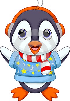 Cute penguin cartoon