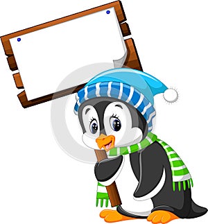 Cute penguin cartoon