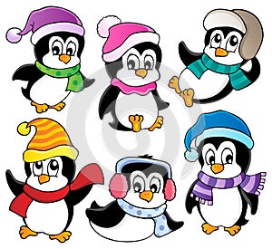 Cute penguins collection