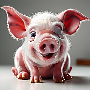 cute piglet