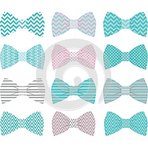 Cute Pink Bow Tie Collection