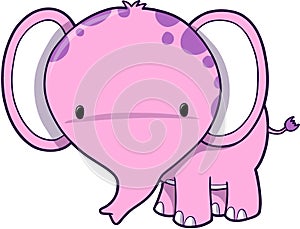 Cute Pink Elephant