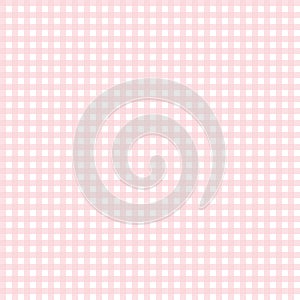 Cute pink gingham pattern