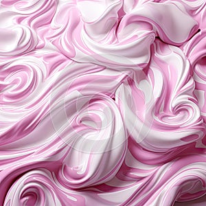 Cute pink and white whipped cream texture