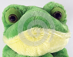 Cute Plush Frog Face photo