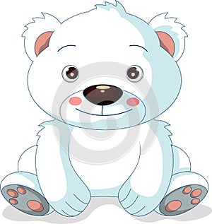 Cute polar bear cartoon