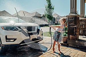 Girl washing car img