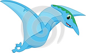 Cute pterodactyl cartoon